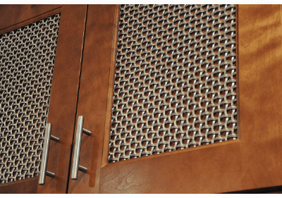 decorative wire mesh for cabinet doors