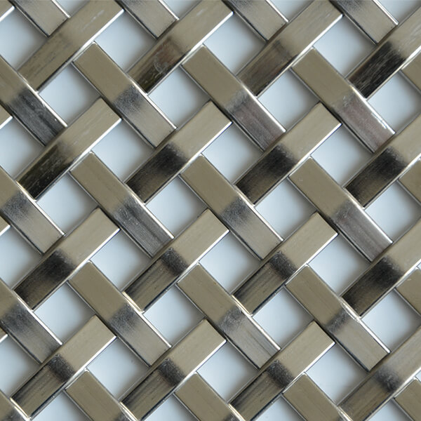 Edison Brass & Stainless Diagonal Mesh for Cabinets & More