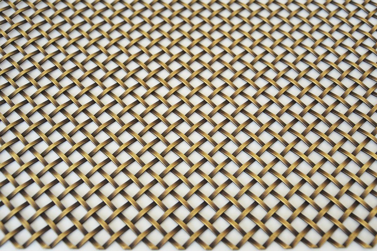 Brass & Stainless Steel Woven Wire Mesh for Decorative Metal Mesh Sheet  Grilles - China Decorative Wire Mesh, Crimped Wire Mesh